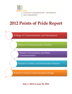 2012 Points of Pride Report