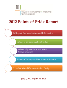 2012 Points of Pride Report