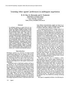 Learning  other  agents7 preferences  in  multiagent ... H.  H.  Bui,  D.  Kieronska ...