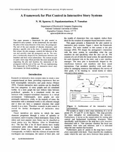 ework  for  Plot  Control  i nteractive sanakas