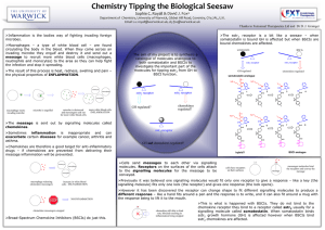 Chemistry Tipping the Biological Seesaw