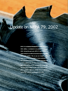 Update on NFPA 79, 2002