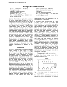 Fusing IGBT-based Inverters