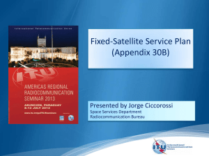 Plan Servicio Fijo por Satelite – AP30B