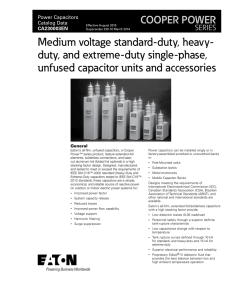 Medium voltage standard-duty, heavy- duty, and extreme-duty single-phase,