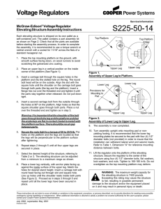 S225-50-14 Voltage Regulators McGraw-Edison Voltage Regulator