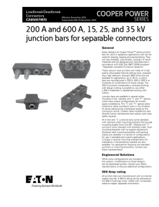 200 A and 600 A, 15, 25, and 35 kV SERIES