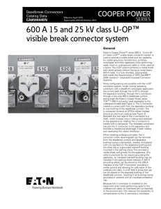 600 A 15 and 25 kV class U-OP  ™