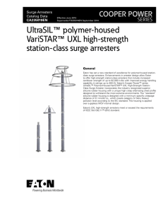 UltraSIL polymer-housed VariSTAR UXL high-strength