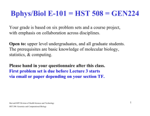 Bphys/Biol E-101 = HST 508 = GEN224