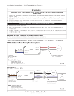 INSTALLATION PROCEDURES For Con-Tech Lighting LED Square Step Lights