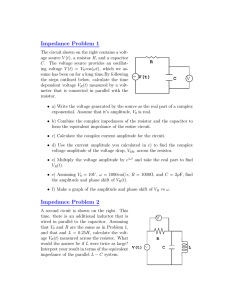 Impedance Problem 1 R