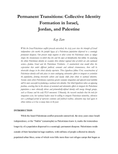 Permanent Transitions: Collective Identity Formation in Israel, Jordan, and Palestine