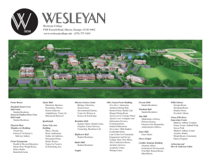 Wesleyan College 4760 Forsyth Road, Macon, Georgia 31210-4462