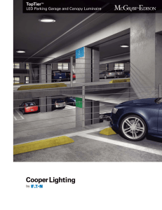 TopTier LED Parking Garage and Canopy Luminaire TM