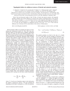 Topological defects in schlieren textures of biaxial and uniaxial nematics