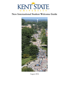 New International Student Welcome Guide  August 2016