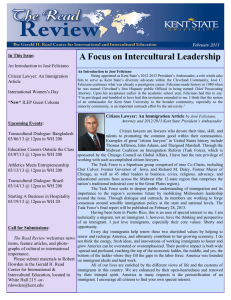 A Focus on Intercultural Leadership February 2013 In This Issue: