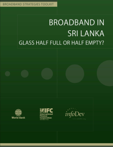 i | Broadband in Sri Lanka: A Case Study