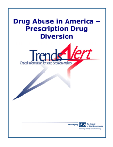 Drug Abuse in America – Prescription Drug Diversion