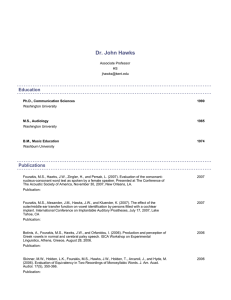 Dr. John Hawks Education Publications