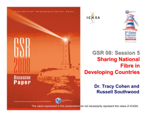GSR 08: Session 5 Sharing National Fibre in