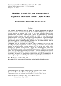 Journal of Applied Finance &amp; Banking, vol. 4, no. 3, 2014,... ISSN: 1792-6580 (print version), 1792-6599 (online)