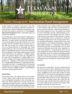 Timber Management: