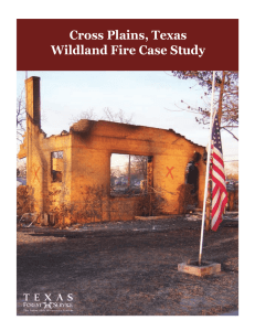 Cross Plains, Texas Wildland Fire Case Study