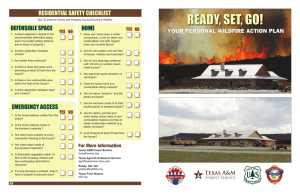 Tips To Improve Family and Property Survival During A Wildfire