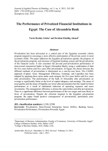 Journal of Applied Finance &amp; Banking, vol. 3, no. 4,... ISSN: 1792-6580 (print version), 1792-6599 (online)