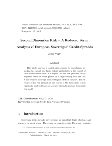 Second Dimension Risk – A Reduced Form