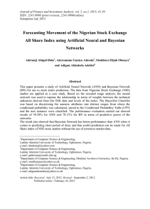 Journal of Finance and Investment Analysis, vol. 2, no.1, 2013,... ISSN: 2241-0998 (print version), 2241-0996(online)