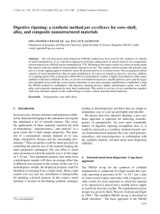 par excellence alloy, and composite nanostructured materials