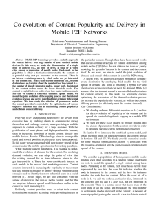 Co-evolution of Content Popularity and Delivery in Mobile P2P Networks