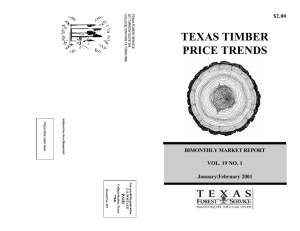 TEXAS TIMBER PRICE TRENDS $2.00 BIMONTHLY MARKET REPORT