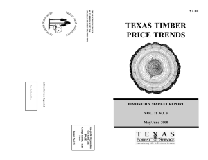 TEXAS TIMBER PRICE TRENDS $2.00 BIMONTHLY MARKET REPORT