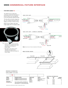 MWS COMMERCIAL FIXTURE INTERFACE