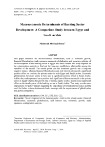 Advances in Management &amp; Applied Economics, vol. 4, no.3, 2014,... ISSN: 1792-7544 (print version), 1792-7552(online)