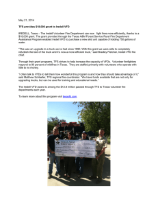 May 21, 2014 TFS provides $18,000 grant to Iredell VFD