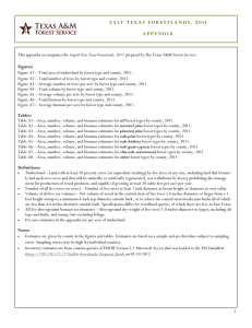East Texas Forestlands, 2011