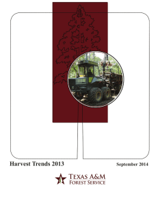 Harvest Trends 2013 September 2014