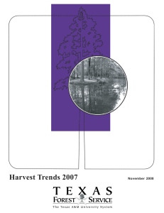 Harvest Trends 2007 November 2008
