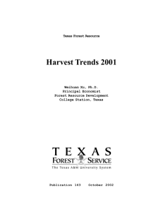 Harvest Trends 2001