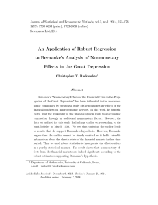 Journal of Statistical and Econometric Methods, vol.3, no.1, 2014, 153-178