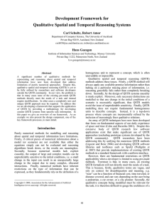 Development Framework for Qualitative Spatial and Temporal Reasoning Systems