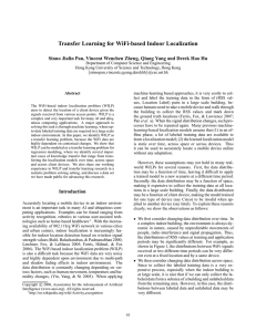 Transfer Learning for WiFi-based Indoor Localization