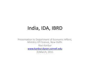 India, IDA, IBRD