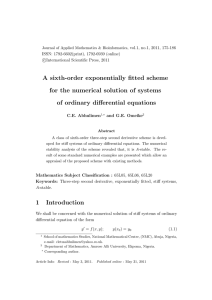 , vol.1, no.1, 2011, 175-186 ISSN: 1792-6602(print), 1792-6939 (online) c