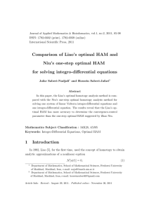 , vol.1, no.2, 2011, 85-98 ISSN: 1792-6602 (print), 1792-6939 (online)